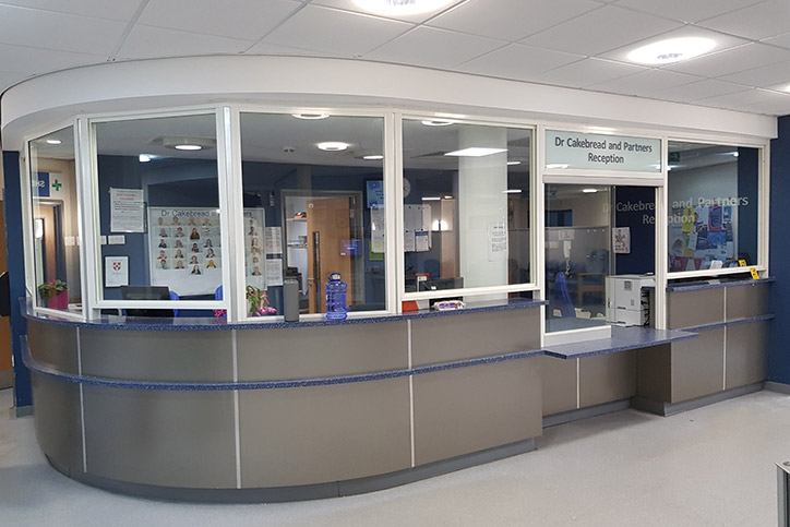 AA-Ltd---NHS-GP-Reception---Screen-to-Existing-Counter